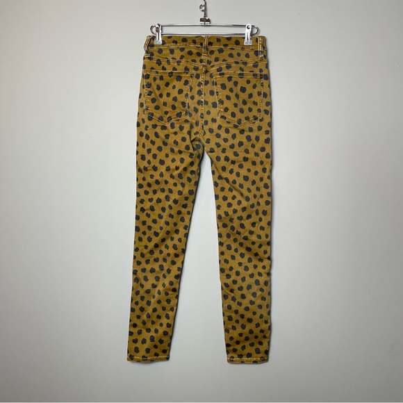 Madewell high rise skinny jean in painted spots - Picture 3 of 7